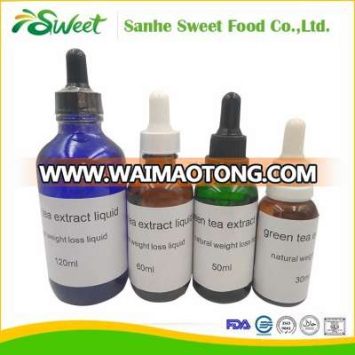 Private label packing green tea extract liquid for lossing weight