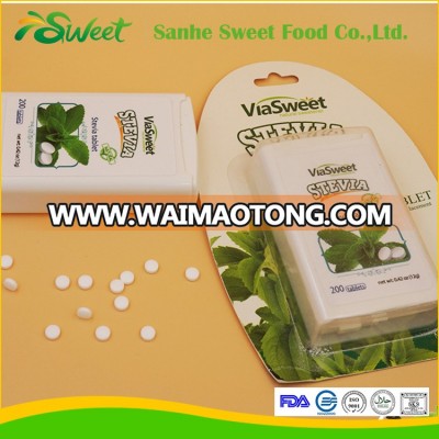 Organic Sweetener Stevia Tablet/Stevia Dispenser/ Stevia tablet in Dispenser with Blister Pack